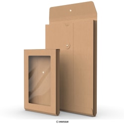 Buste a soffietto con corda e rondella con visualizzazione completa