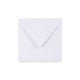 Paper Lined Envelopes White + Blue Fancy Paper 160 x 160 mm