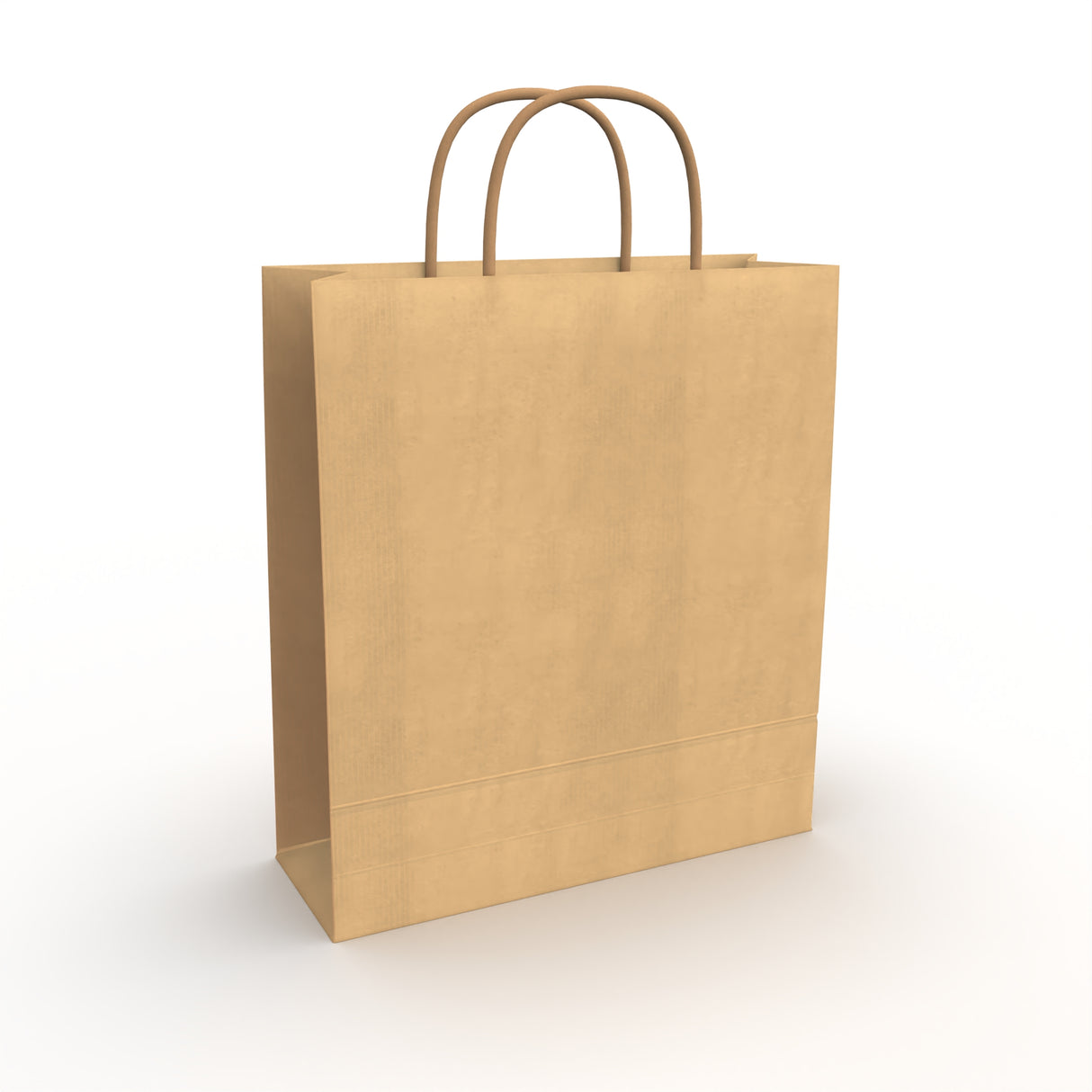 Borsa di carta con manici intrecciati
