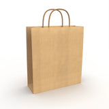 Borsa di carta con manici intrecciati
