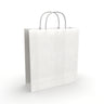 Borsa di carta con manici intrecciati