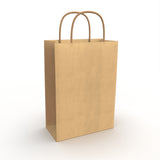 Borsa di carta con manici intrecciati