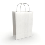 Borsa di carta con manici intrecciati