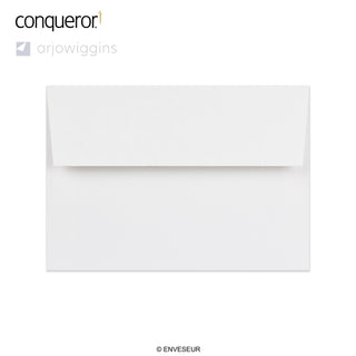 114x162 mm (C6) Busta Conqueror bianca brilliante