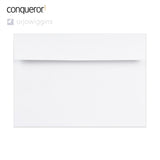 162x229 mm (C5) Busta Conqueror diamante bianco