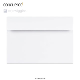 162x229 mm (C5) Busta Conqueror diamante bianco
