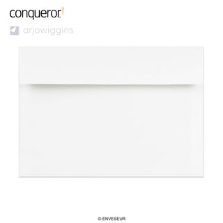 162x229 mm (C5) Busta Conqueror bianca brilliante